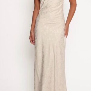 Petal & Pup Cream Backless Dress